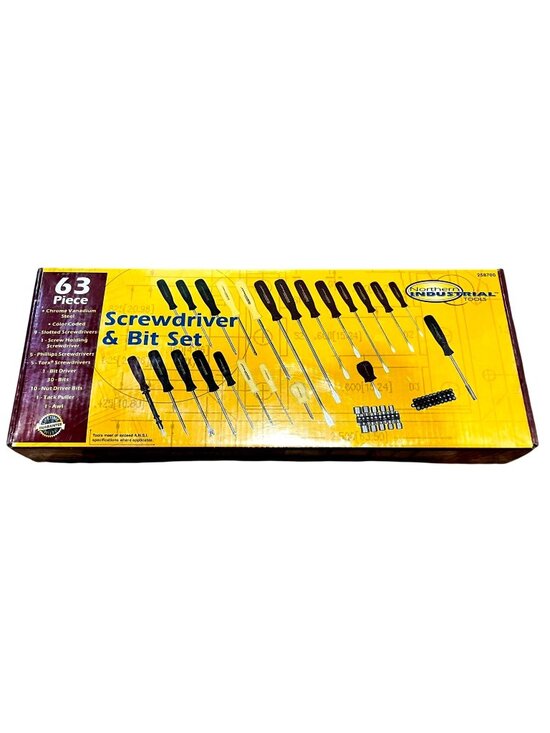 Northern Industrial Other - NEW 63-Piece Northern Industrial Screwdriver & Bit Set With Lifetime Warranty